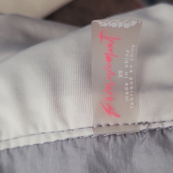 FREE PEOPLE FP MOVEMENT The Way Home Shorts  Lined Arctic Mist Gray - Picture 6 of 8